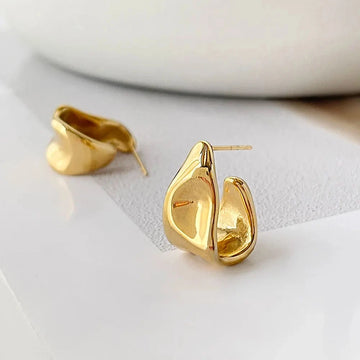 Chunky Irregular Stud Earrings