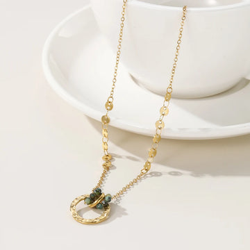 Natural Stone Chains Necklace